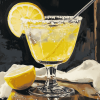 Lemon Cocktail Diamond Painting