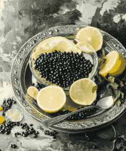 Lemon and Caviar Delight Diamond Painting