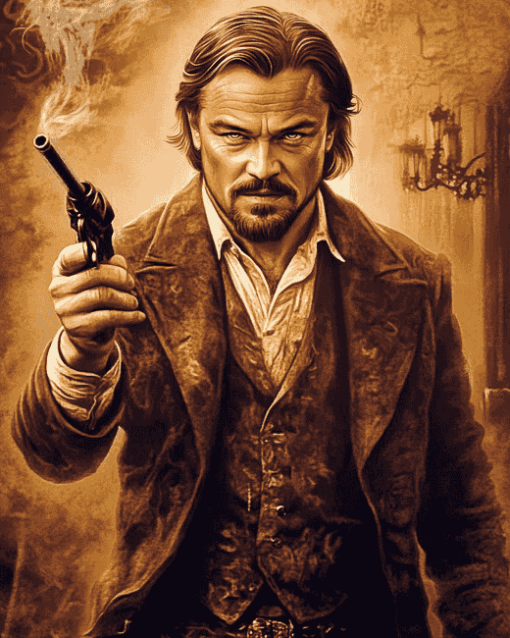 Leonardo Dicaprio Django Unchained Diamond Painting