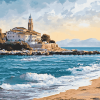 Levante Beach Seascape Diamond Painting