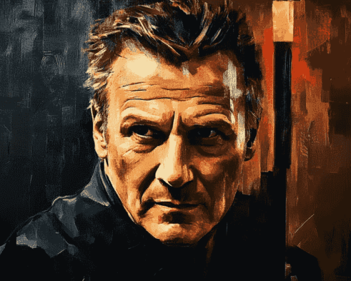 Liam Neeson Celebrity Icon Diamond Painting