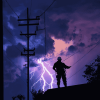 Lightning Lineman Diamond Painting