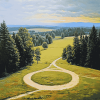 Lithuanian Mountain Views Diamond Painting