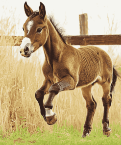 Little Foal Horse Diamond Painting