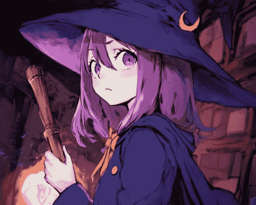 Little Witch Academia Anime Diamond Painting