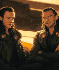 Loki and Thor Movie Diamond Painting