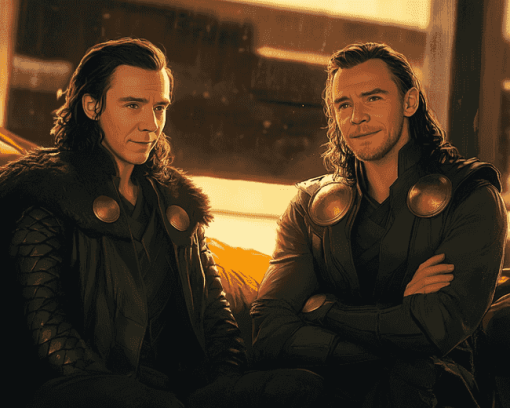 Loki and Thor Movie Diamond Painting