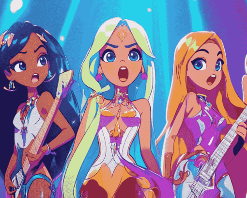 Lolirock Girls Animation Diamond Painting