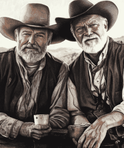 Lonesome Dove Characters Diamond Painting