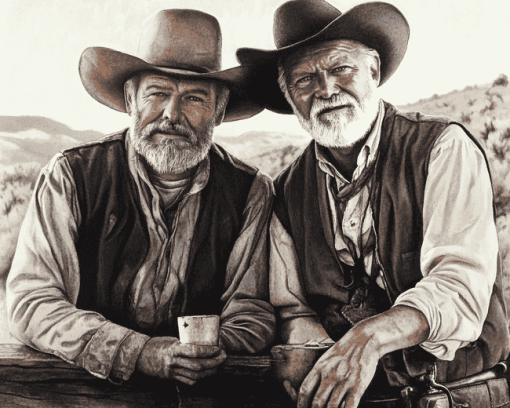 Lonesome Dove Characters Diamond Painting