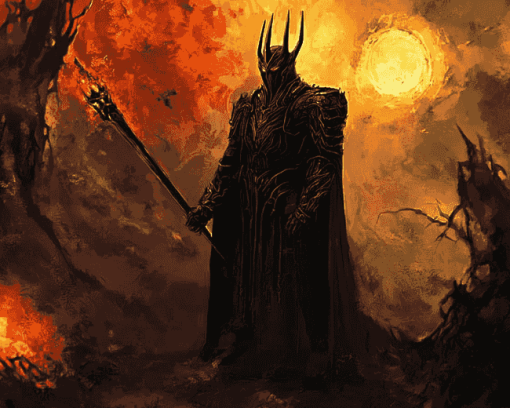 Lord Of The Rings Sauron Diamond Painting