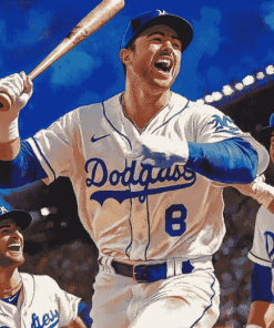 Los Angeles Dodgers Baseball Diamond Painting