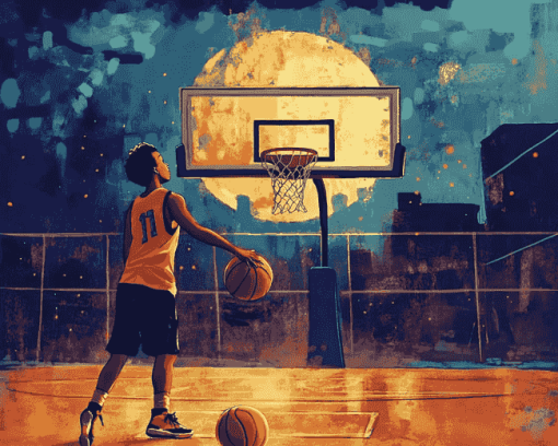 Love and Basketball Anime Diamond Painting