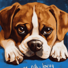 Love and Dog Quote Diamond Painting