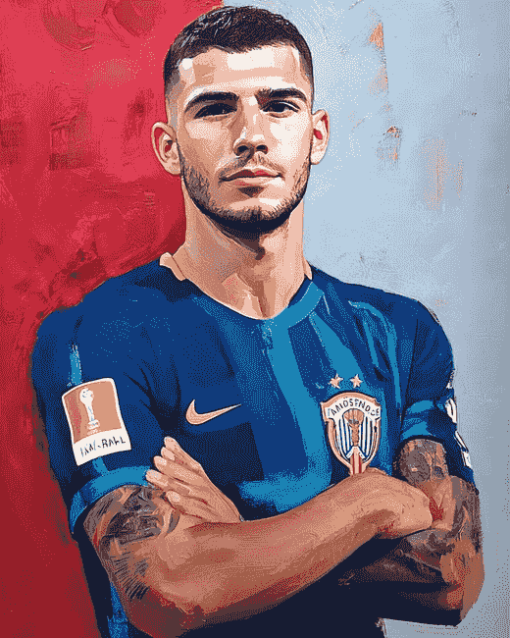 Lucas Hernandez Football Star Diamond Painting