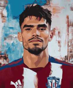 Lucas Paqueta Famous Footballer Diamond Painting