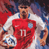 Lucas Paqueta Footballer Diamond Painting