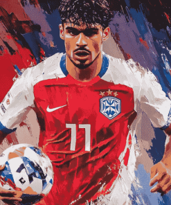 Lucas Paqueta Footballer Diamond Painting