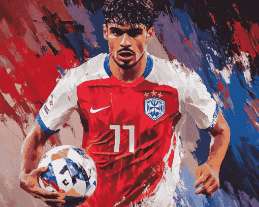 Lucas Paqueta Footballer Diamond Painting