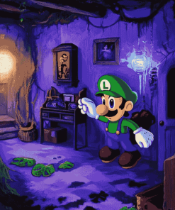 Luigi Mansion Animation Diamond Painting