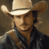 Luke Grimes Cowboy Diamond Painting