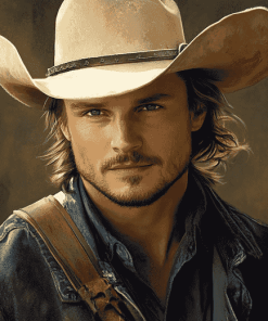 Luke Grimes Cowboy Diamond Painting