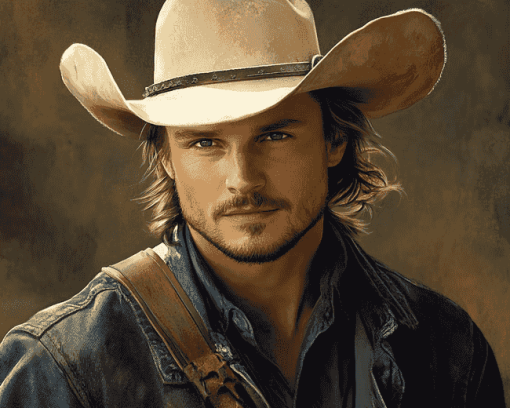 Luke Grimes Cowboy Diamond Painting