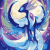 Lunala Pokemon Animation Diamond Painting