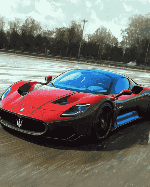 MC20 Maserati Racing Diamond Painting