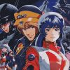 Macross Anime Adventure Diamond Painting