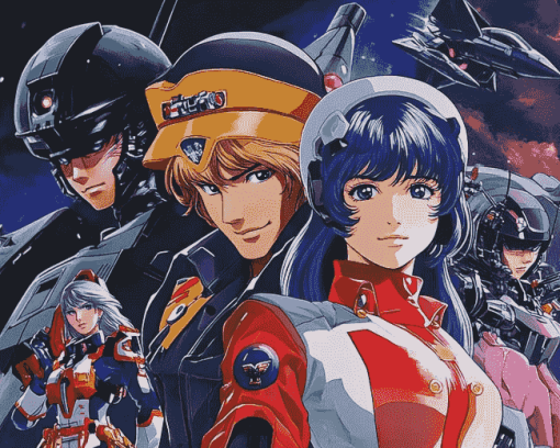 Macross Anime Adventure Diamond Painting