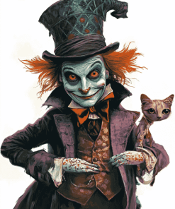 Mad Hatter Wonderland Art Diamond Painting