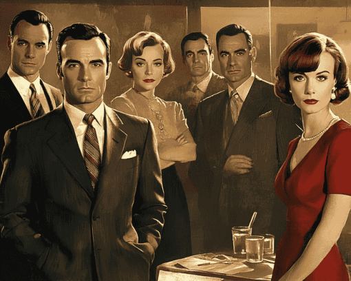 Mad Men Series Diamond Painting