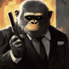 Mafia Monkey Cartoon Diamond Painting