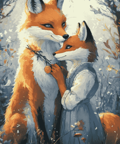 Magical Fox Couple Diamond Painting