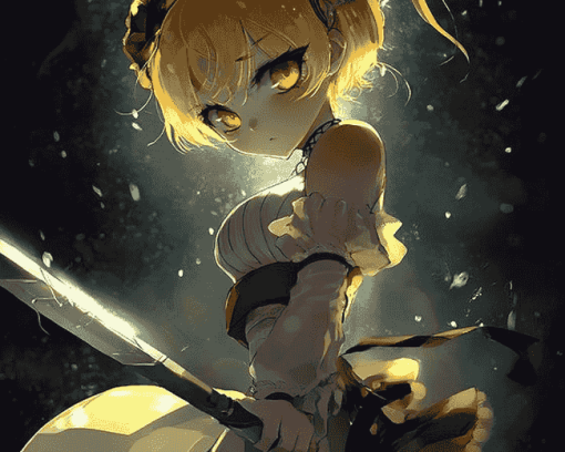 Magical Girl Mami Tomoe Anime Diamond Painting