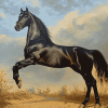 Majestic Black Stallion Diamond Painting