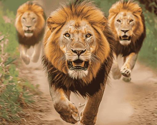 Majestic Lion Wildlife Diamond Painting