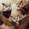 Majestic Owl Birds Diamond Painting