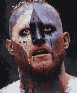 Malakai Black WWE Diamond Painting