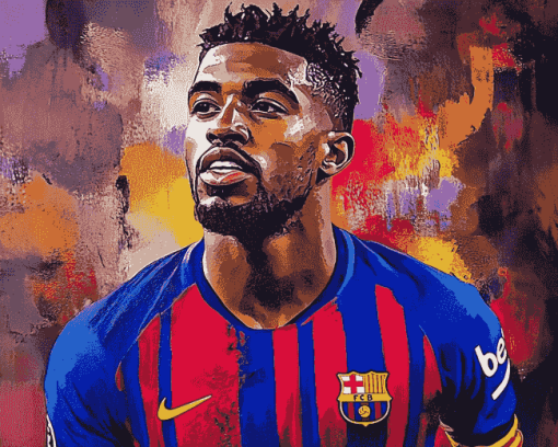 Malcom FC Barcelona Star Diamond Painting