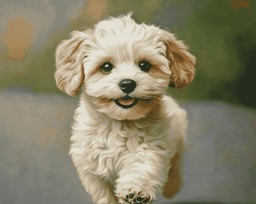 Maltipoo Puppy Diamond Painting