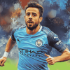 Man City Bernardo Silva Diamond Painting