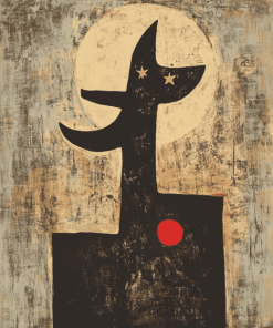 Man Moon Stars Rufino Tamayo Diamond Painting