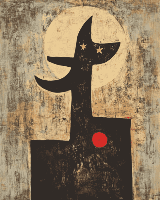 Man Moon Stars Rufino Tamayo Diamond Painting