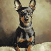 Manchester Terrier Puppy Diamond Painting