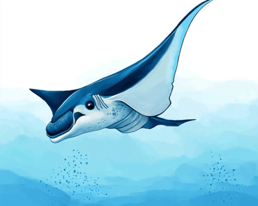 Manta Ray Ocean Beauty Diamond Painting