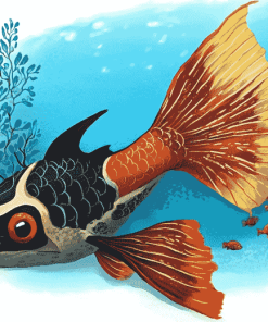 Mantary Fish Diamond Painting