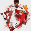 Marcus Rashford Famous Football Diamond Painting