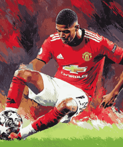 Marcus Rashford Sporting Legend Diamond Painting